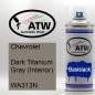 Preview: Chevrolet, Dark Titanium Gray (Interior), WA313N: 400ml Sprühdose, von ATW Autoteile West.